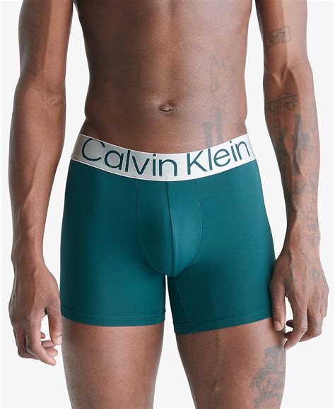 calvin klein men's reconsidered steel micro 3-pack boxer brief|Calvin Klein pouch boxer briefs.